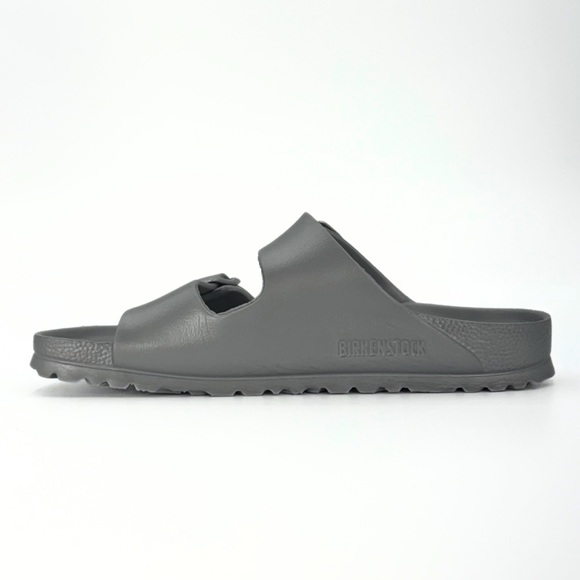 Birkenstock Arizona EVA Slide Sandals Women's Size 38 Gray Silver Double Strap - Picture 4 of 10